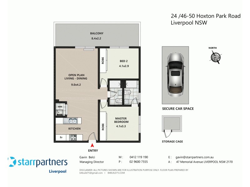 24/46-50 HOXTON PARK ROAD, Liverpool NSW 2170 Floorplan