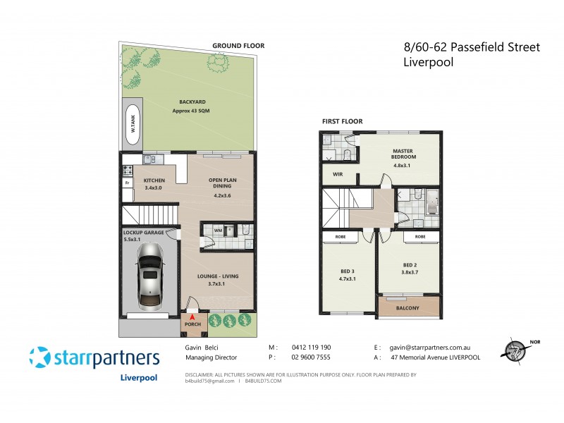 8/60-62 passefield street, Liverpool NSW 2170 Floorplan