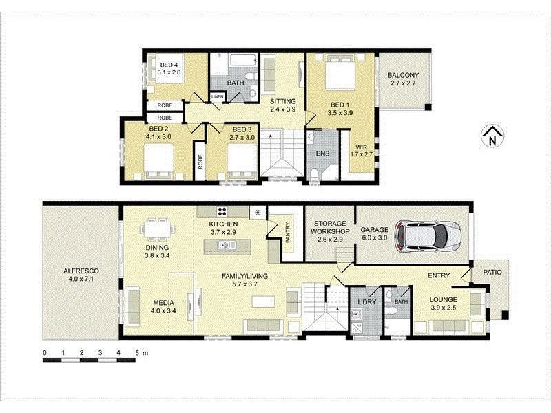 37A Maidenhair Avenue, Denham Court NSW 2565 Floorplan