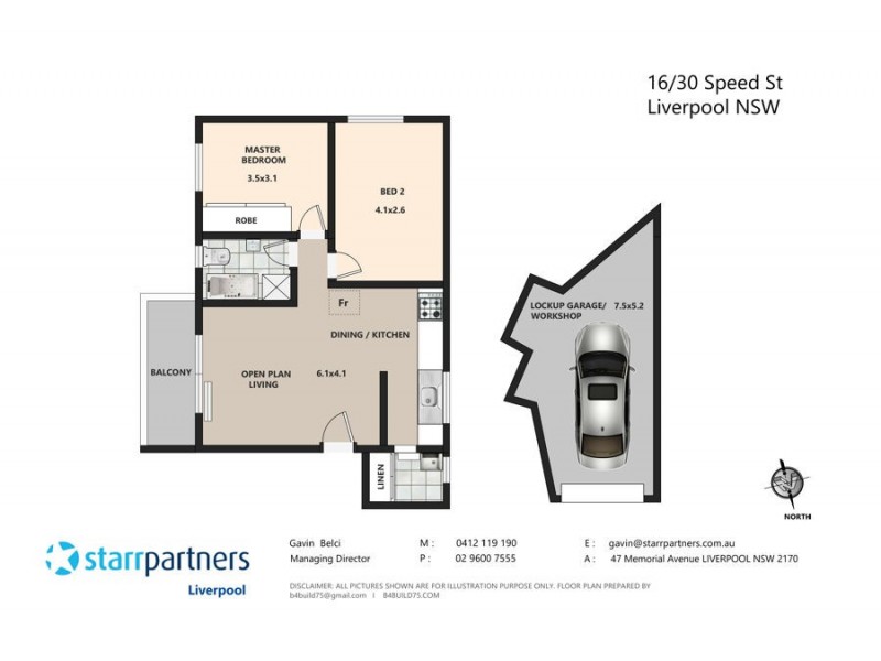 16/30-34 Speed Street, Liverpool NSW 2170 Floorplan