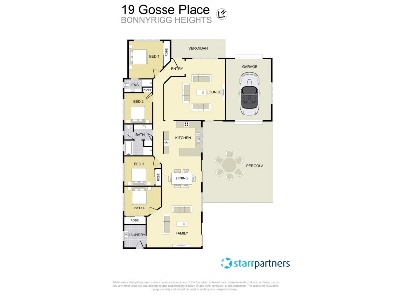 19 Gosse Place, Bonnyrigg Heights NSW 2177 Floorplan