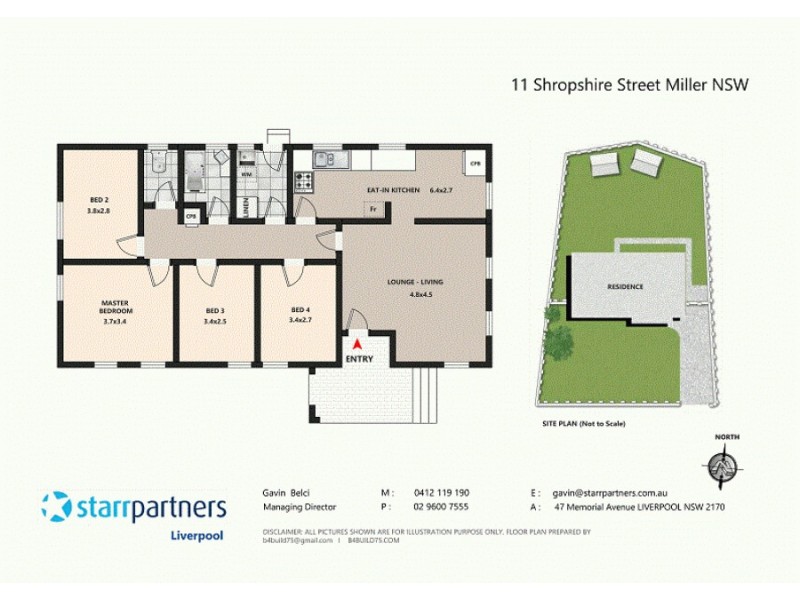 11 Shropshire Street, Miller NSW 2168 Floorplan