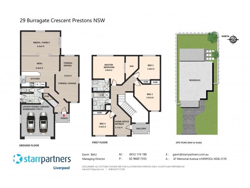 29 Burragate Crescent, Prestons NSW 2170 Floorplan