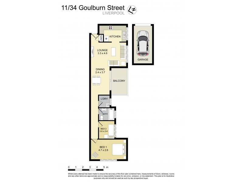 11 34 Goulburn Street, Liverpool NSW 2170 Floorplan