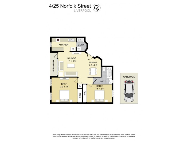 4 25 Norfolk Street, Liverpool NSW 2170 Floorplan