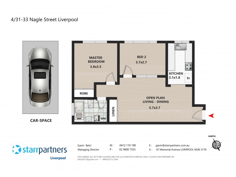 4 31-33 Nagle Street, Liverpool NSW 2170 Floorplan