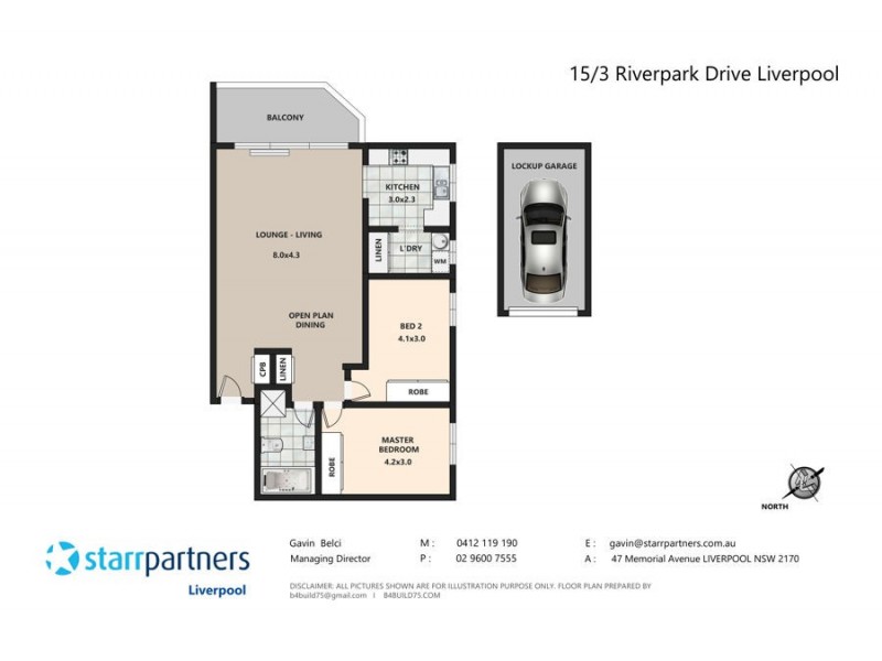 15 3 Riverpark Drive, Liverpool NSW 2170 Floorplan