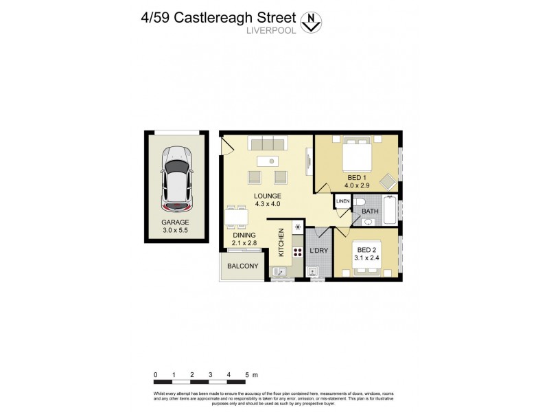 4 59 Castlereagh Street, Liverpool NSW 2170 Floorplan