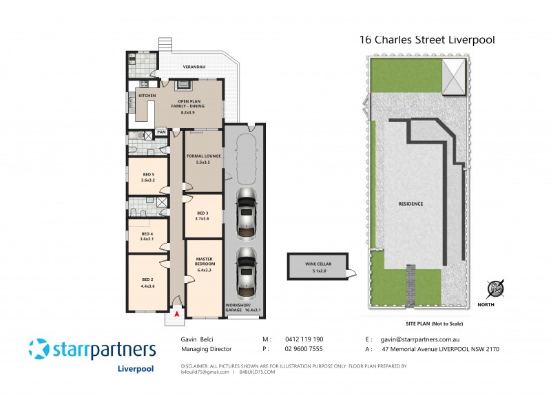 16 Charles St, Liverpool NSW 2170 Floorplan