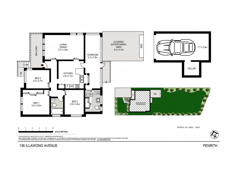 136 Illawong Ave, Penrith NSW 2750 Floorplan