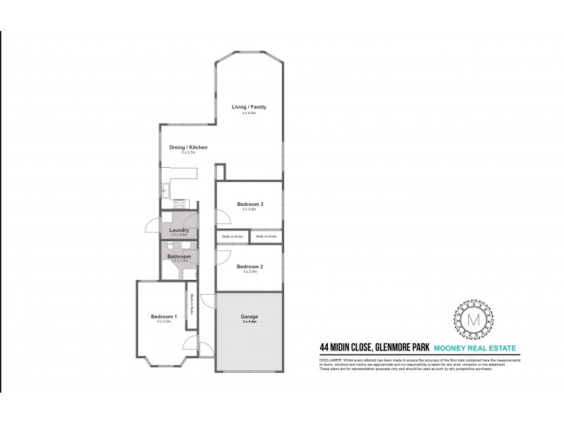 44 Midin Close, Glenmore Park NSW 2745 Floorplan