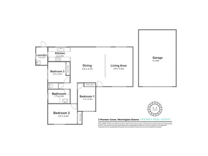 3 Pioneer Grove, Werrington Downs NSW 2747 Floorplan