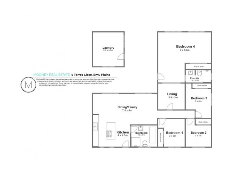 4 Torres Close, Emu Plains NSW 2750 Floorplan