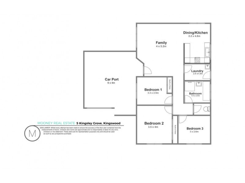 5 Kingsley Grove, Kingswood NSW 2747 Floorplan