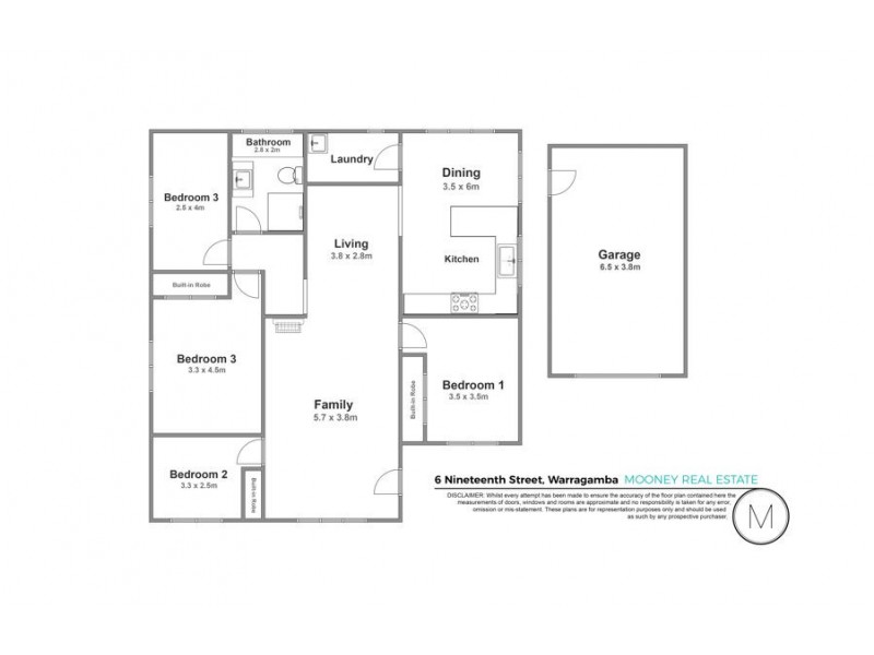 6 Nineteenth Street, Warragamba NSW 2752 Floorplan