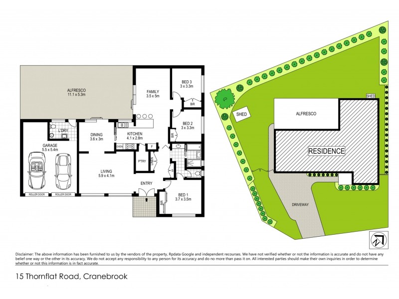15 Thornflat Road, Cranebrook NSW 2749 Floorplan