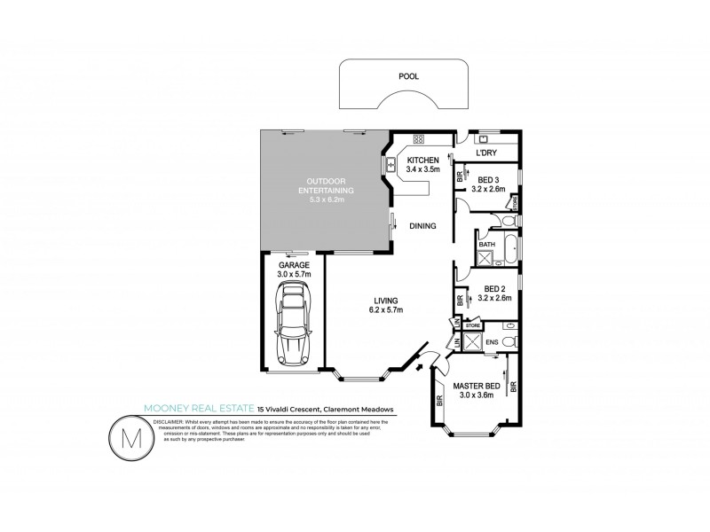 15 Vivaldi Crescent, Claremont Meadows NSW 2747 Floorplan