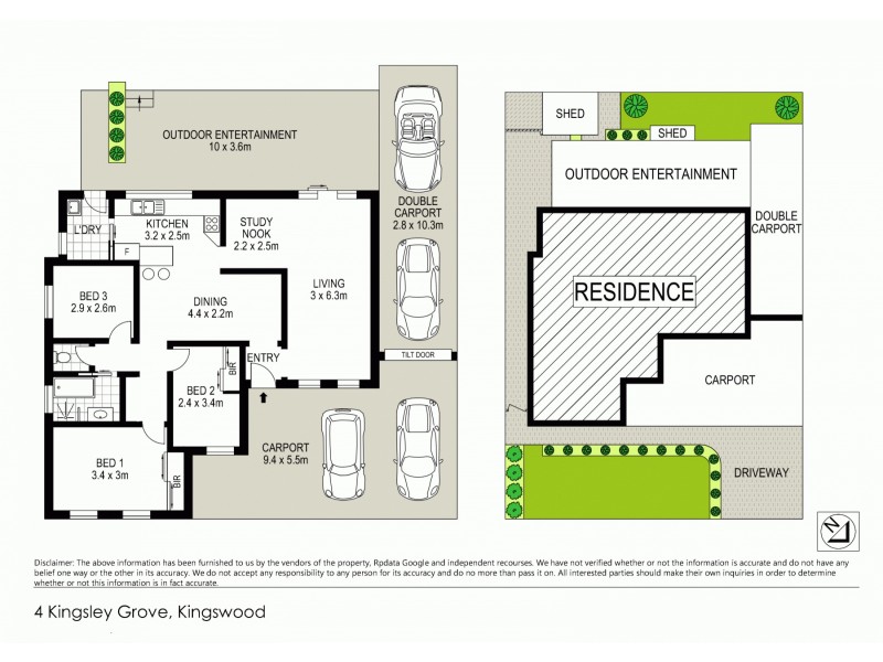 4 Kingsley Grove, Kingswood NSW 2747 Floorplan