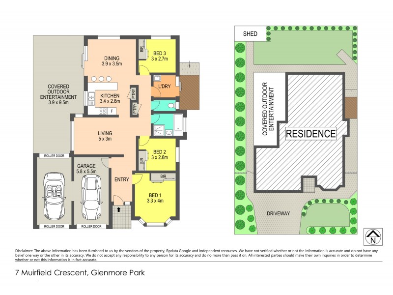 7 Muirfield Crescent, Glenmore Park NSW 2745 Floorplan