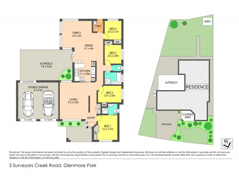 3 Surveyors Creek Road, Glenmore Park NSW 2745 Floorplan