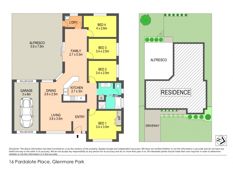 16 Pardalote Place, Glenmore Park NSW 2745 Floorplan