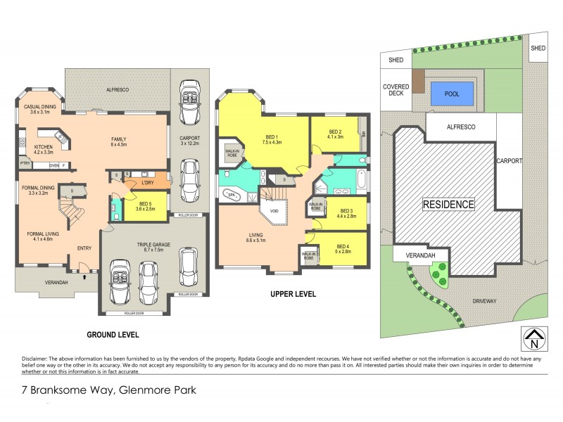 7 Branksome Way, Glenmore Park NSW 2745 Floorplan