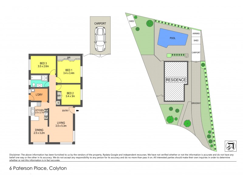 6 Paterson Place, Colyton NSW 2760 Floorplan
