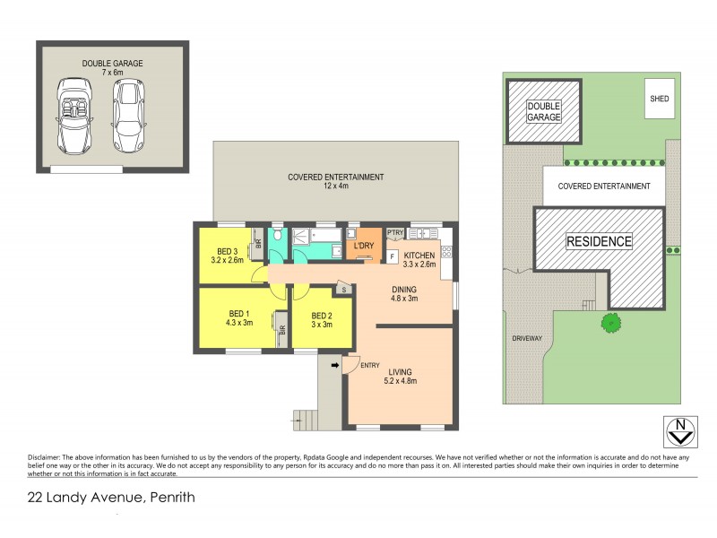 22 Landy Avenue, Penrith NSW 2750 Floorplan