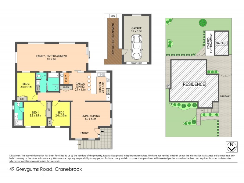 49 Greygums Road, Cranebrook NSW 2749 Floorplan