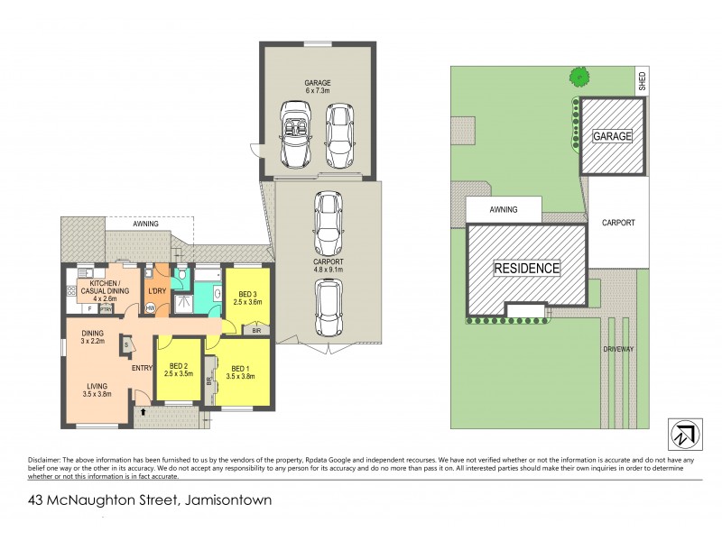 43 McNaughton street, Jamisontown NSW 2750 Floorplan