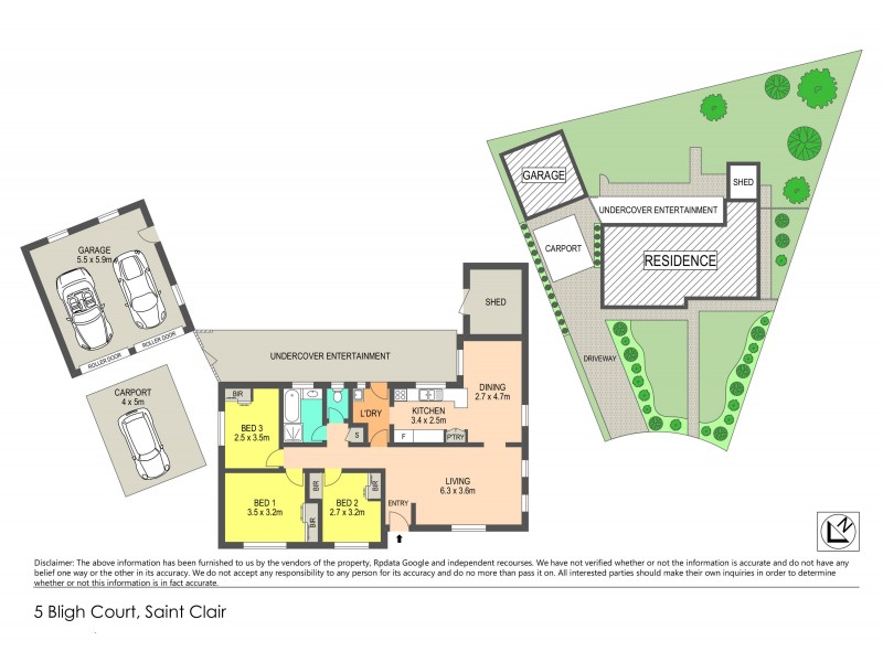 5 Bligh Court, St Clair NSW 2759 Floorplan