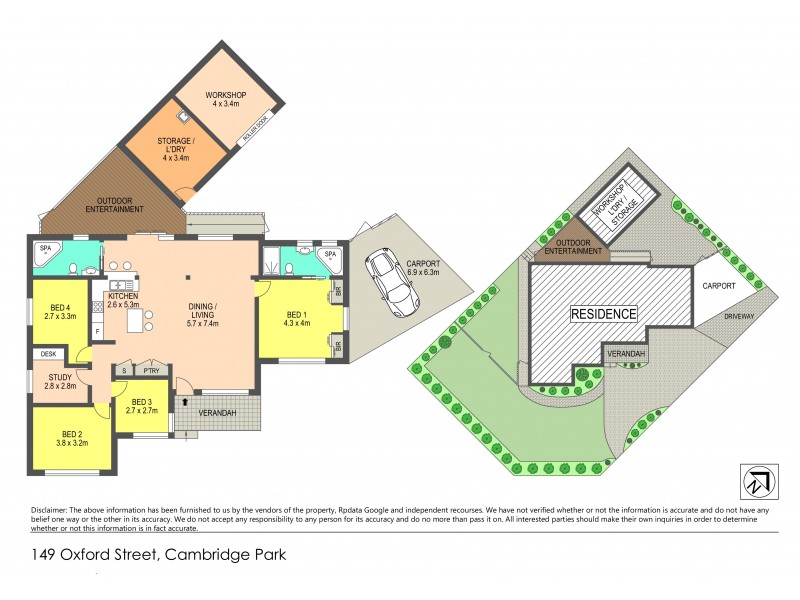 149 Oxford st, Cambridge Park NSW 2747 Floorplan