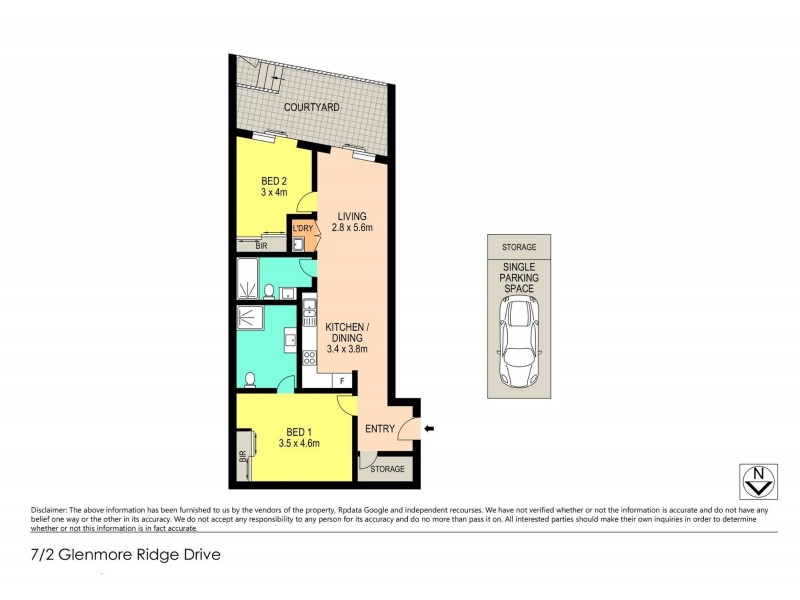 7/2 Glenmore Ridge Drive, Glenmore Park NSW 2745 Floorplan