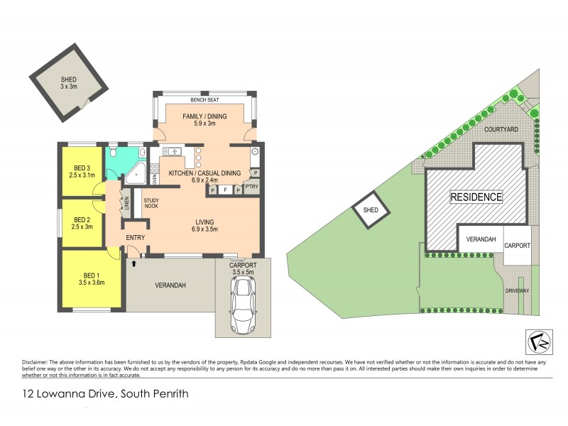 12 Lowanna Drive, South Penrith NSW 2750 Floorplan
