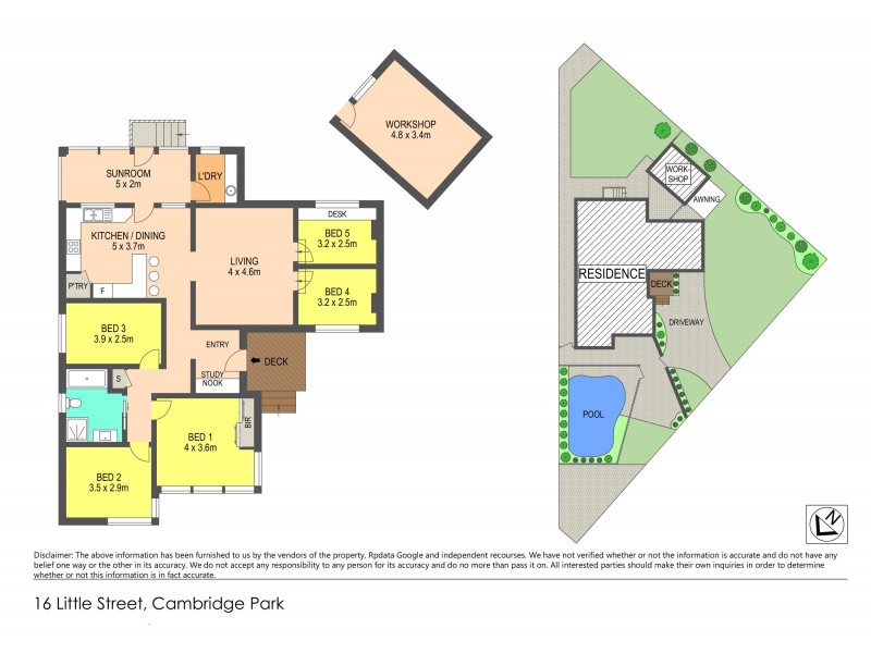 16 Little Street, Cambridge Park NSW 2747 Floorplan