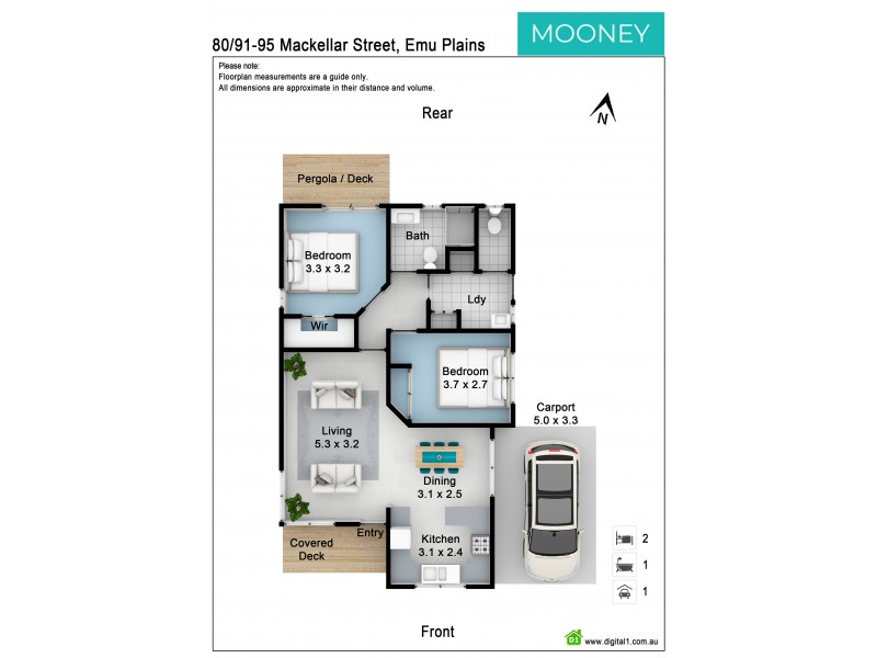 80/91-95 Mackellar Street, Emu Plains NSW 2750 Floorplan