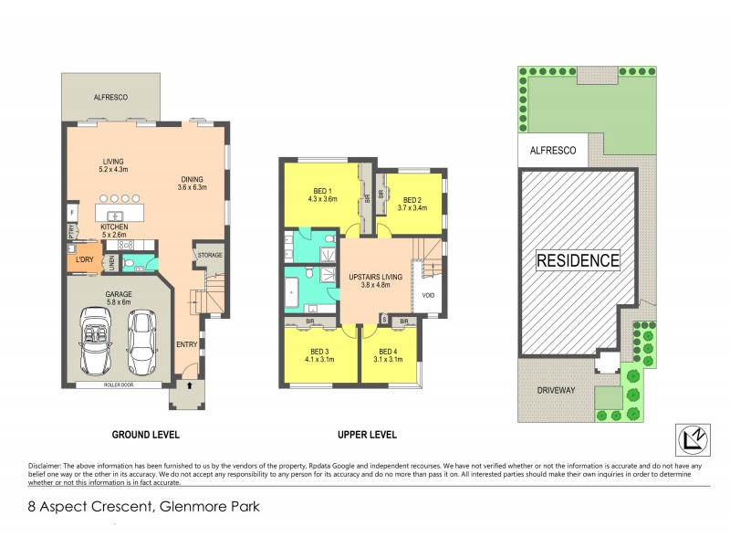 8 Aspect Crescent, Glenmore Park NSW 2745 Floorplan