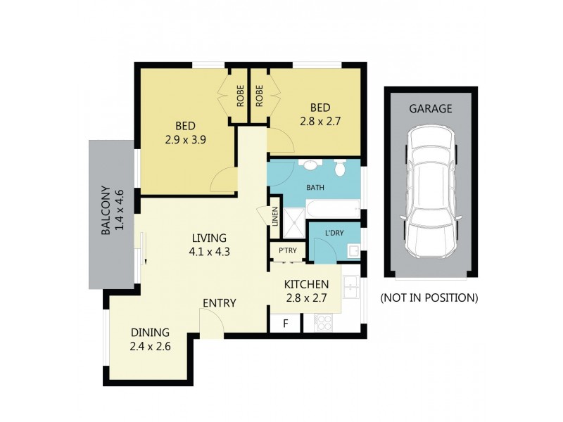 22/132 Lethbridge Street, Penrith NSW 2750 Floorplan