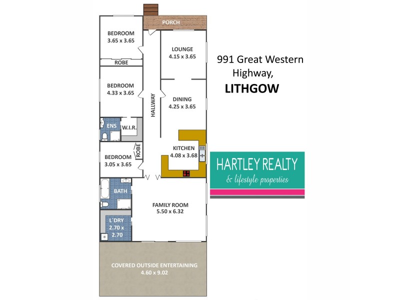 991 Great Western Highway, South Bowenfels NSW 2790 Floorplan