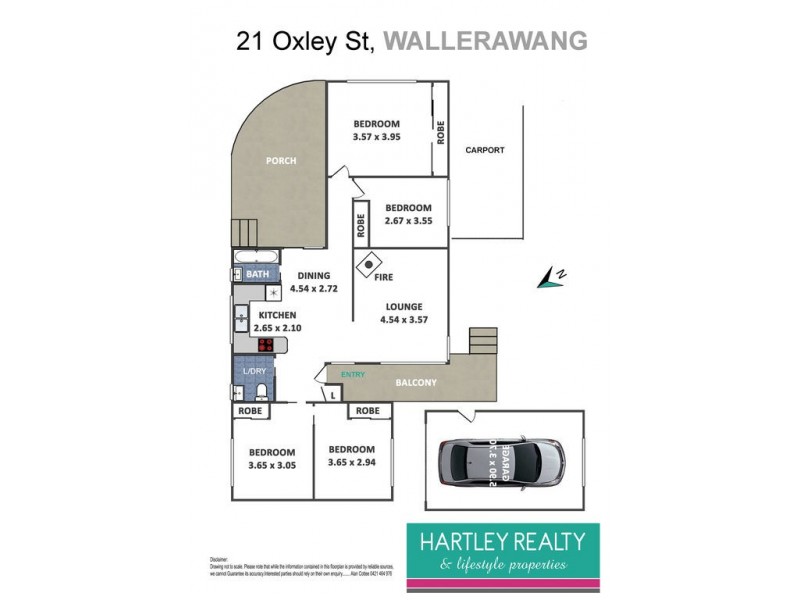21 OXLEY STREET, Wallerawang NSW 2845 Floorplan