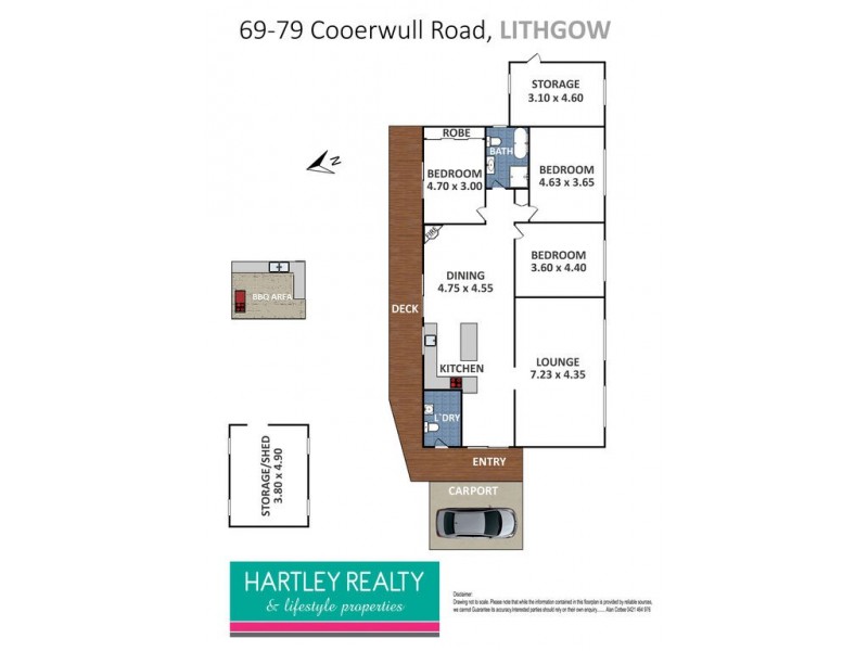 69 COOERWULL ROAD, Bowenfels NSW 2790 Floorplan