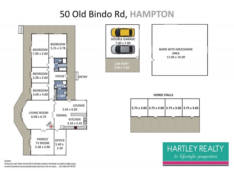 50 Old Bindo Road, Hampton NSW 2790 Floorplan