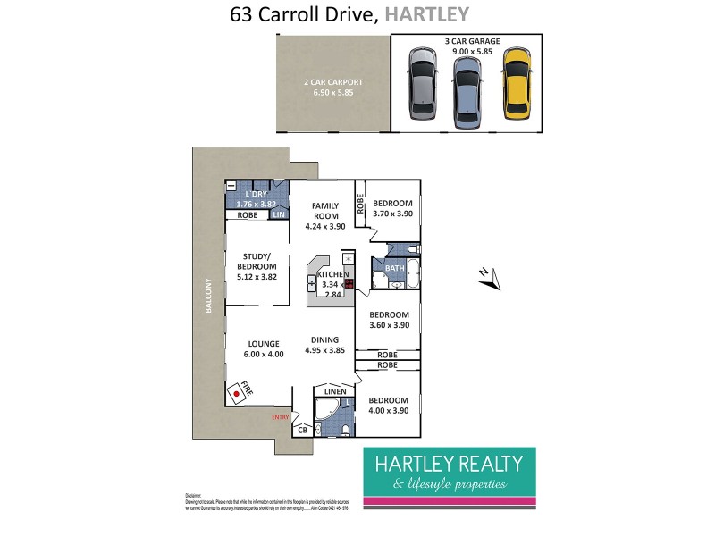 63 Carroll Drive, Hartley NSW 2790 Floorplan