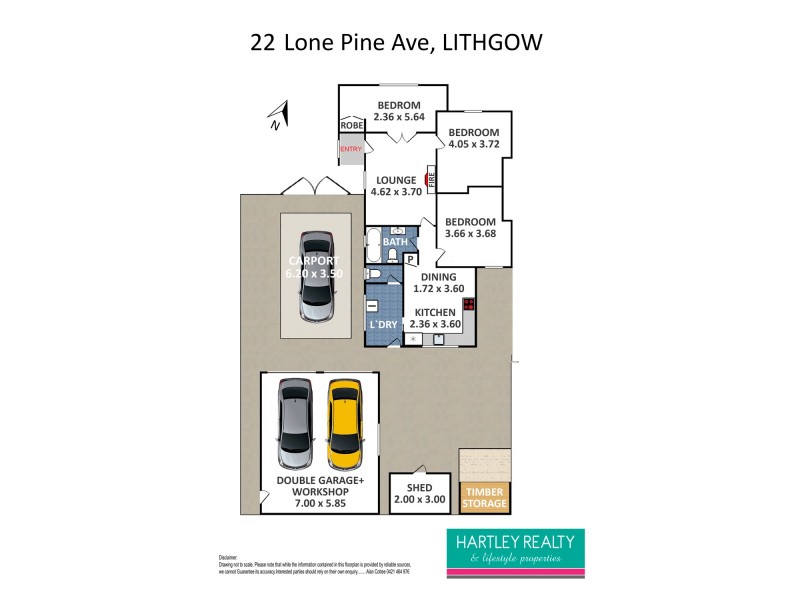 22 Lone Pine Avenue, Littleton NSW 2790 Floorplan