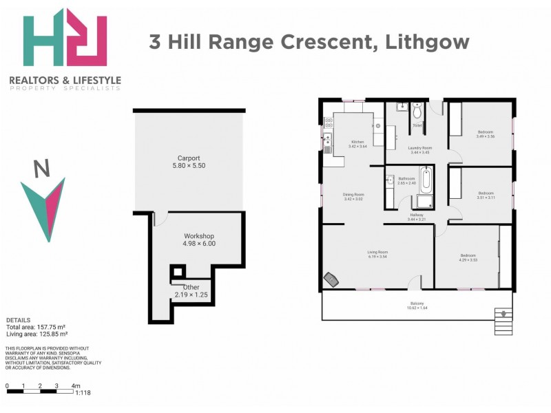 3 Hill Range Crescent, Lithgow NSW 2790 Floorplan