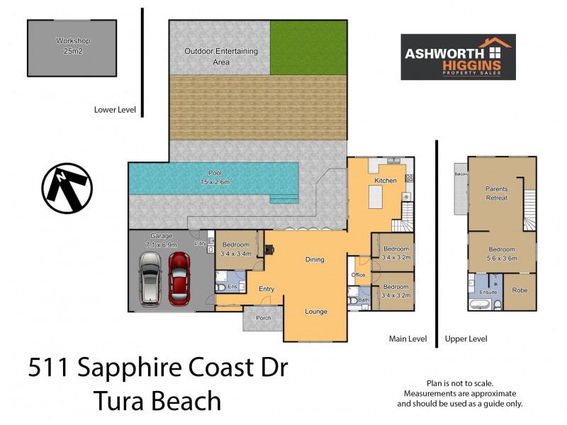 511 Sapphire Coast Drive, Tura Beach NSW 2548 Floorplan