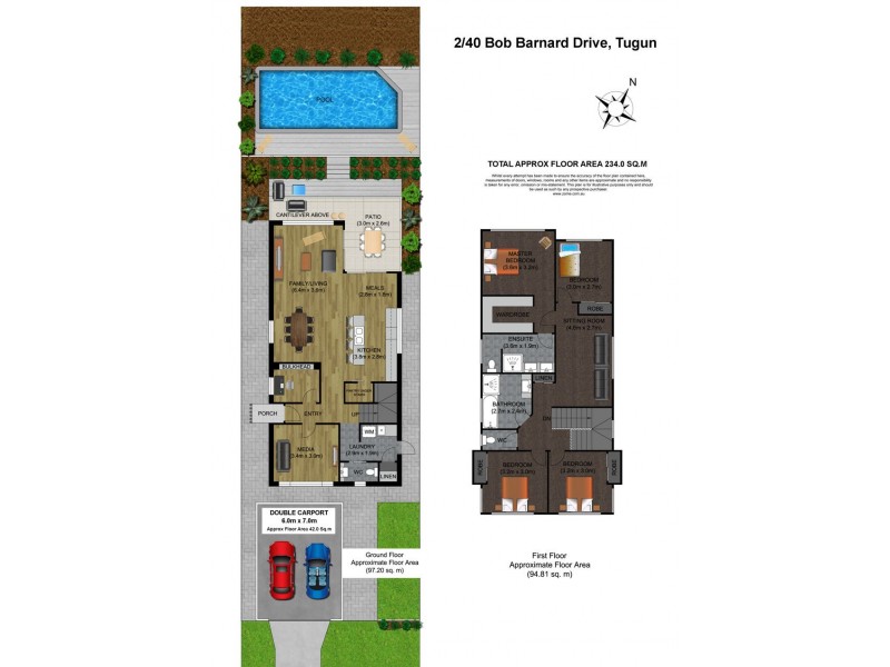 2/40 Bob Barnard Drive, Tugun QLD 4224 Floorplan