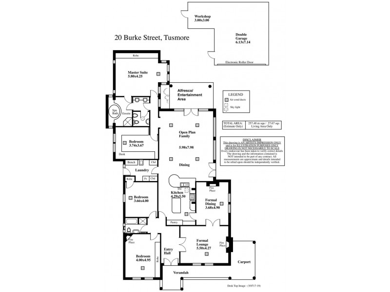 20 Burke Street, Tusmore SA 5065 Floorplan