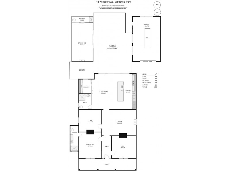 48 Windsor Avenue, Woodville Park SA 5011 Floorplan