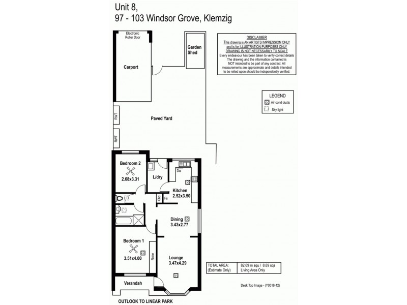 8/97-103 Windsor Grove, Klemzig SA 5087 Floorplan